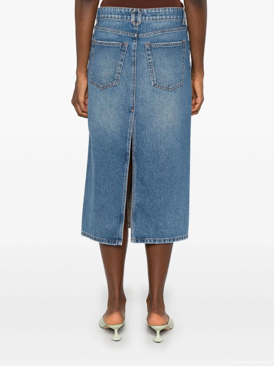 Affordable skirt denim tweed Women midi Stella McCartney 0323
